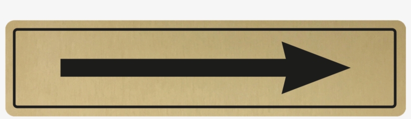 Arrow Door Sign - Wood, transparent png download