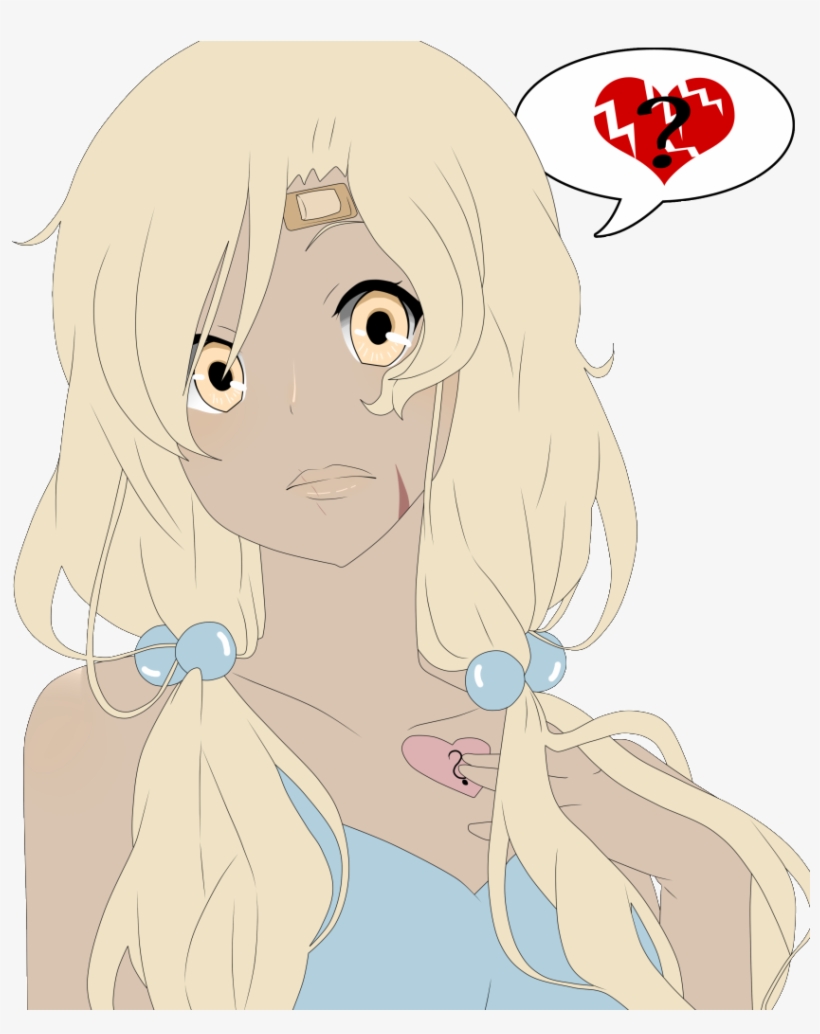 Broken Heart Bandaid Photo - Chica De Anime Bailando Gif, transparent png download