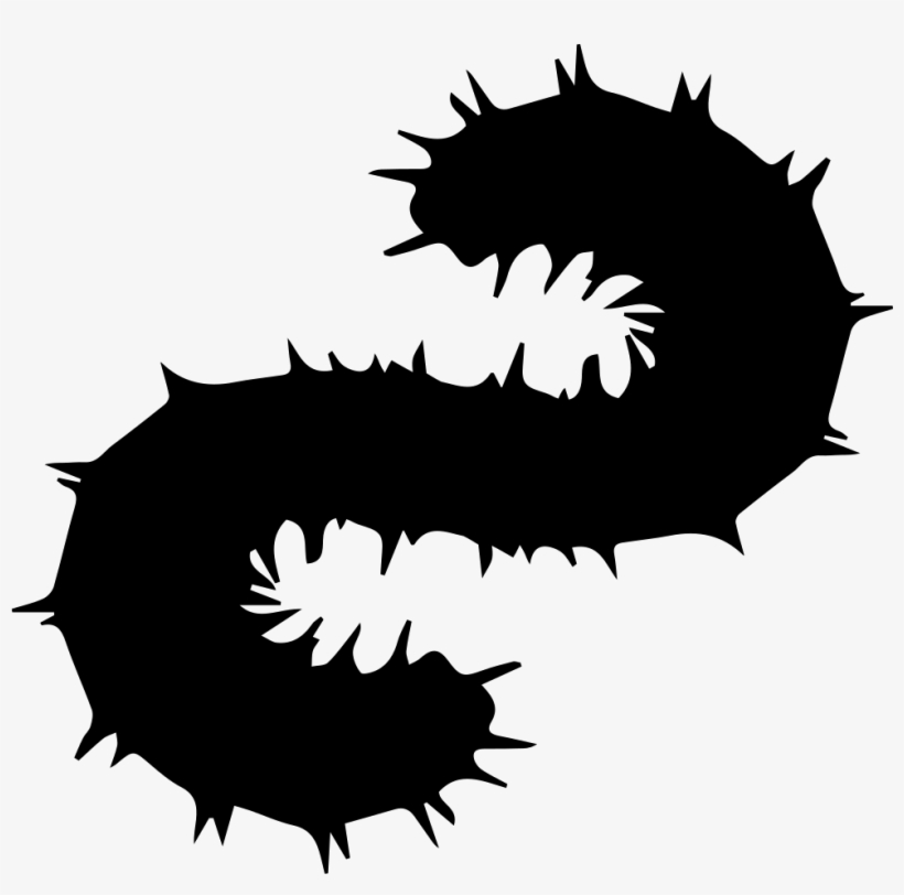 Png File - Worm Silhouette Png, transparent png download