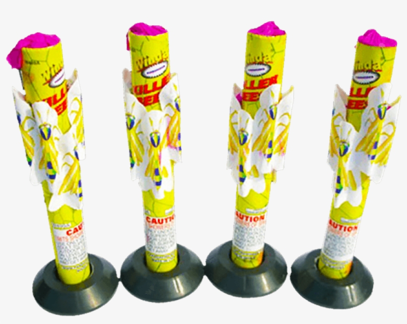 This Small Fountain Really Sticks Out From The Rest - Fireworks Killer Bees, transparent png download