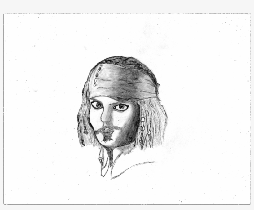 Clipart Transparent Stock Captain Jack Sparrow Sketch - 15 Ekspresi Wajah Sketsa, transparent png download