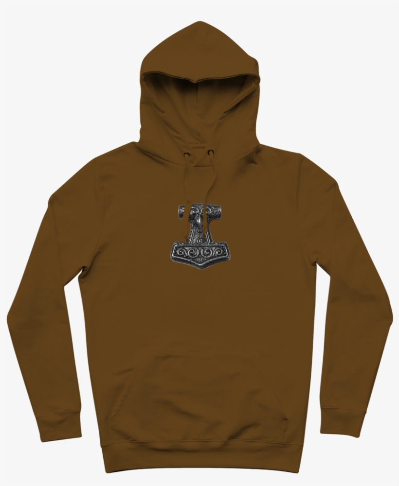 Mjolnir - Hoodie - Clothing, transparent png download