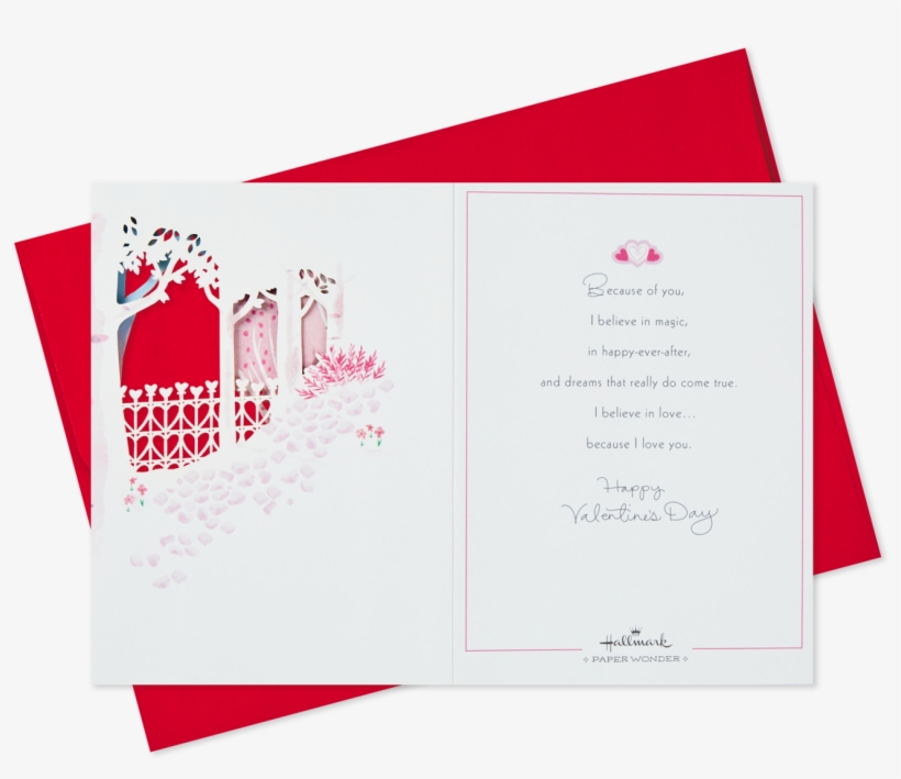 Fairy Tale Castle Pop Up Shadow Box Valentine's Day - Graphic Design, transparent png download