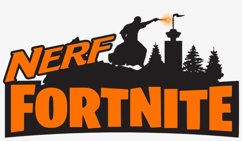 Coming This Spring Fortnite-nerf Logo - Silhouette, transparent png download