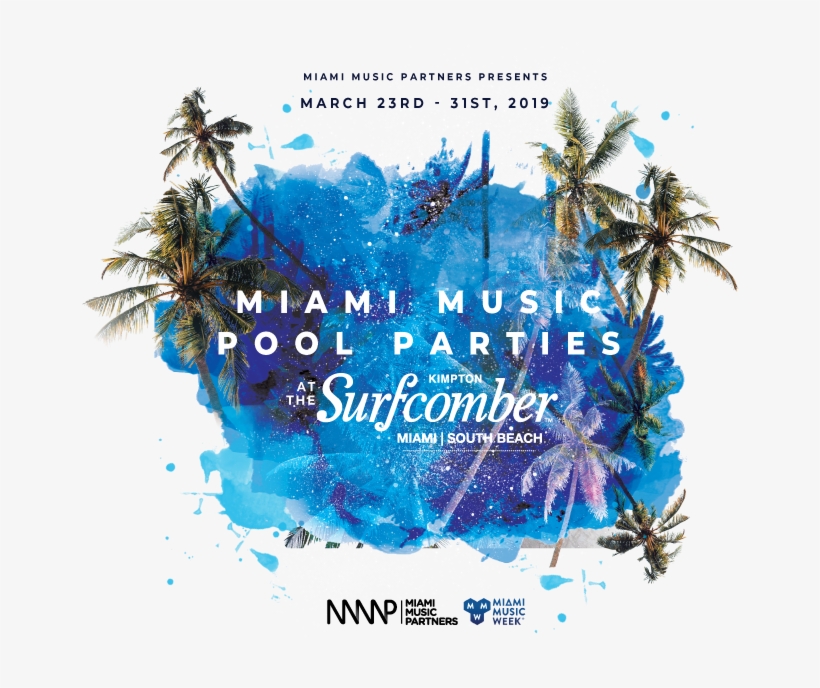 Miami Music Pool Parties At The Surfcomber - Kimpton Surfcomber Hotel, transparent png download