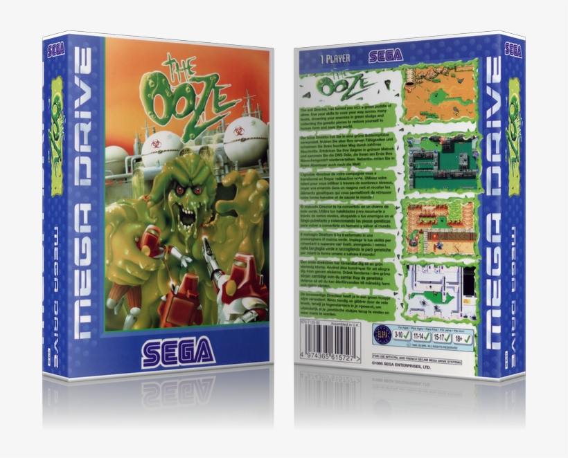 Sega Genesis The Ooze Eu Sega Megadrive Replacement - Flyer, transparent png download