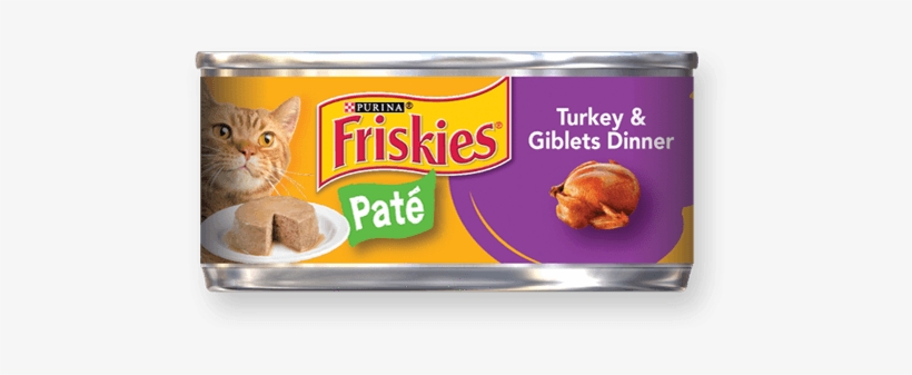 Friskies Pate Turkey And Giblets Canned Cat Food - Friskies Wet Cat Food Pate, transparent png download