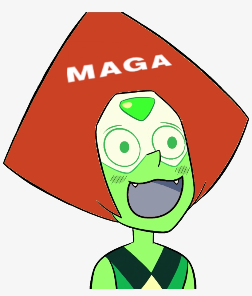 Maga Crippled America Green Clip Art Leaf - Peridot Make America Great Again, transparent png download