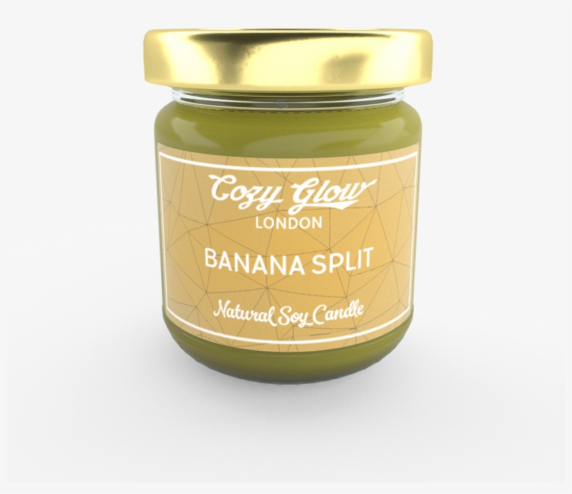 Cozy Glow Banana Split Regular Soy Candle - Cosmetics, transparent png download