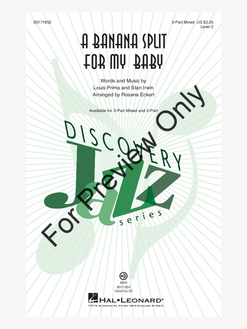 A Banana Split For My Baby Thumbnail - Poster, transparent png download