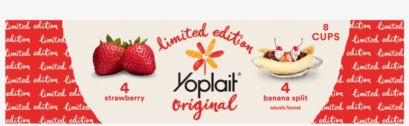 Yoplait Original Limited Edition Variety, Strawberry, transparent png download