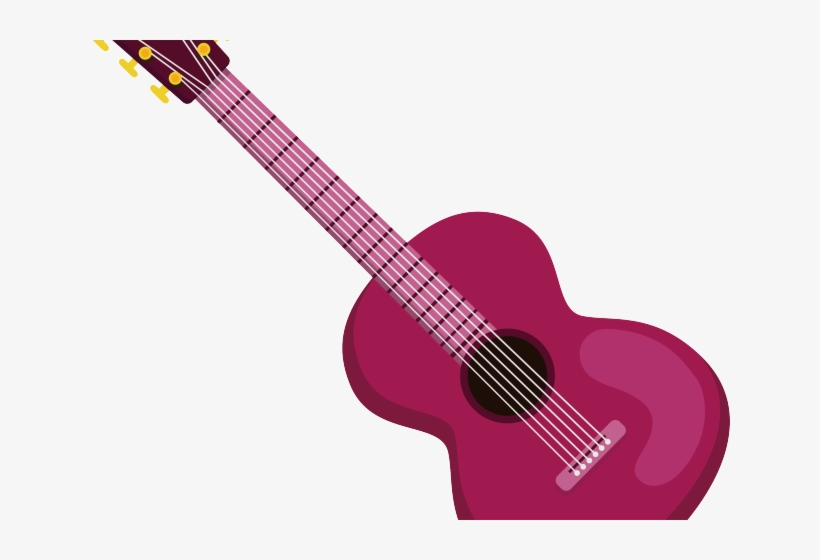 Ukulele Clipart Old Guitar - Acoustic Guitar, transparent png download