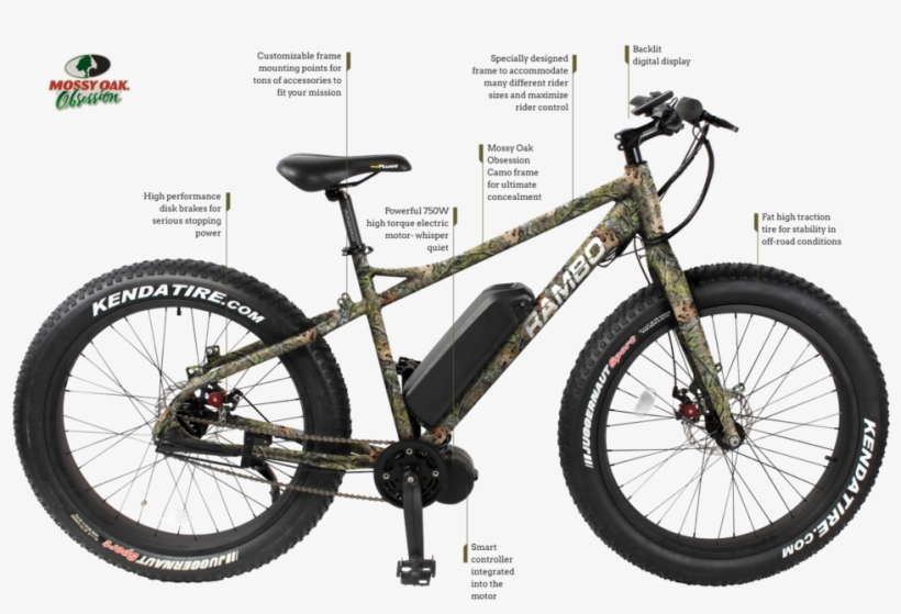 Rambo R750c G3 Nwtf Carbon Electric Hunting Bike - Rambo R750c, transparent png download