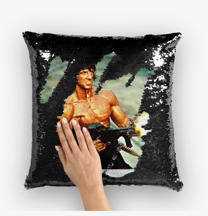 Rambo Collection ﻿sequin Cushion Cover - Cushion, transparent png download