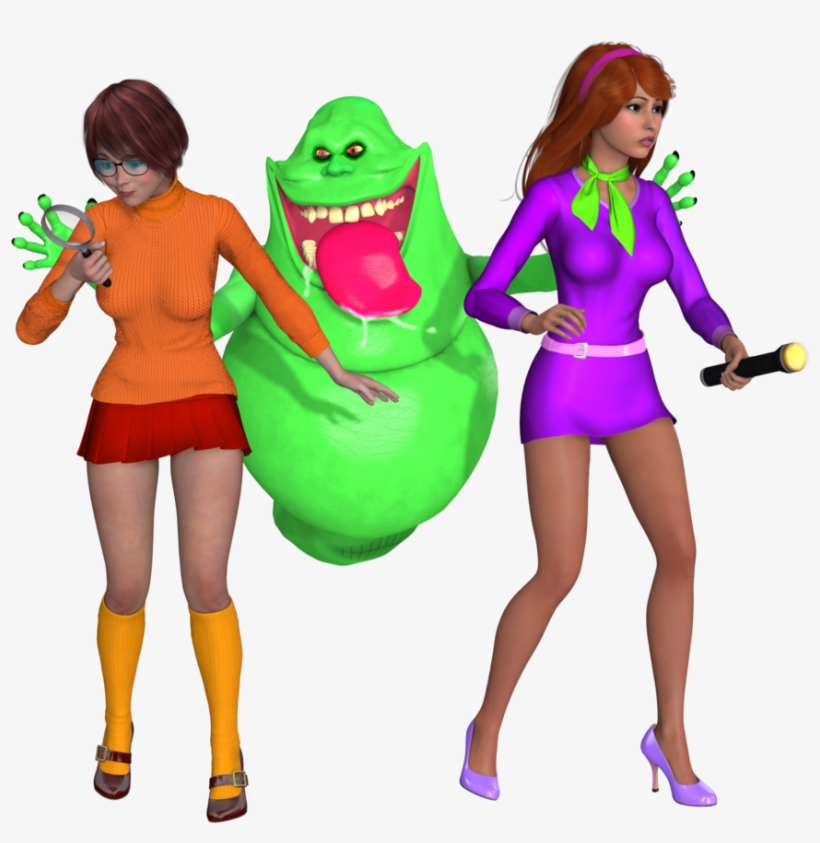 Slimer's Lucky Day By Stormnorm299 - Cartoon, transparent png download