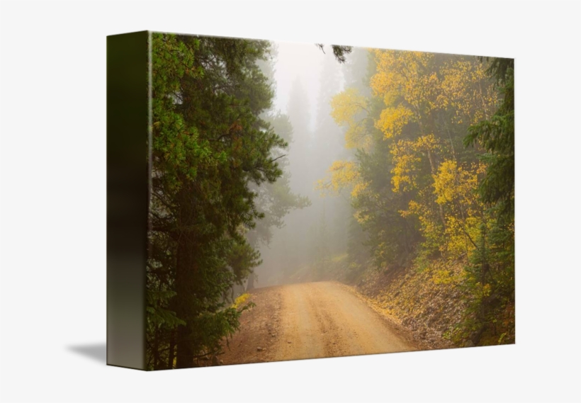 "cruising Into Autumn Fog" By James In 2018 - Dirt Road, transparent png download