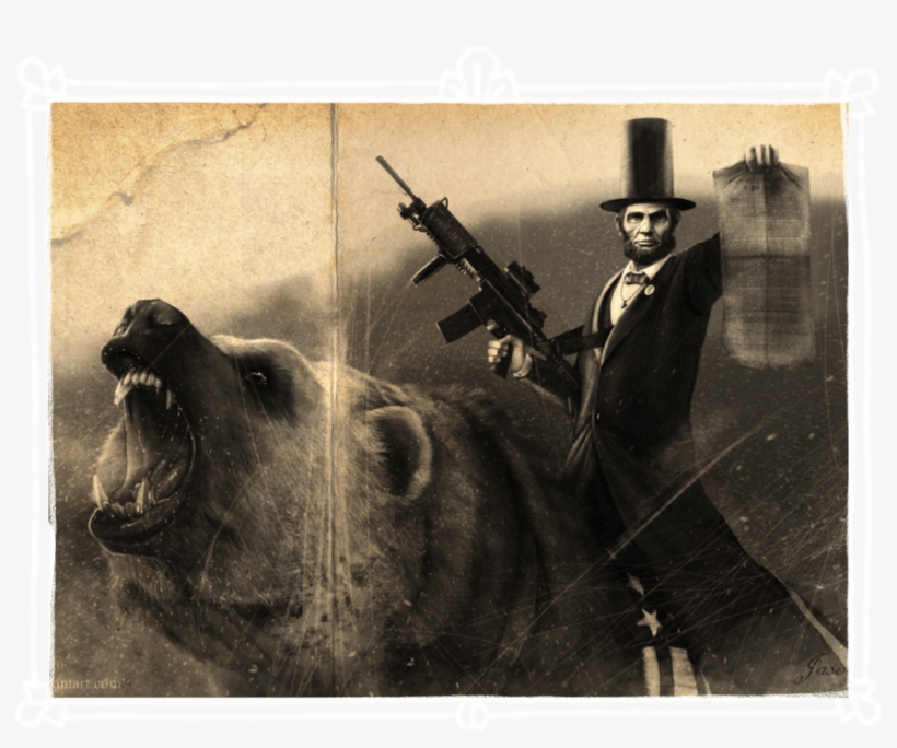 Epic Badass Abraham Lincoln - Abraham Lincoln Epic, transparent png download