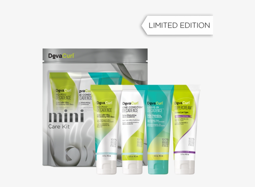 Buy Super Curly Mini Care Kit From Devacurl, Hair Products - Deva Curl Mini Kit, transparent png download