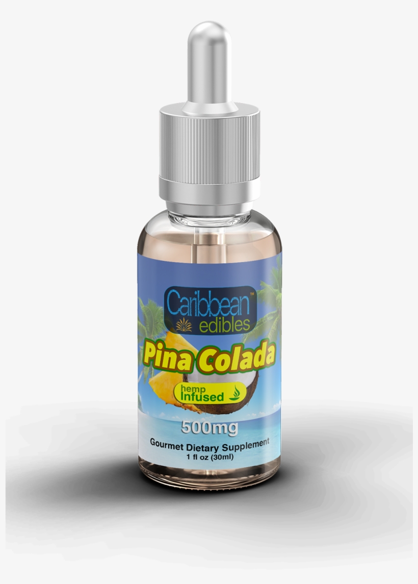 Cbd Hemp Oil Infused Pina Colada Flavored Gourmet Dietary - Cosmetics, transparent png download