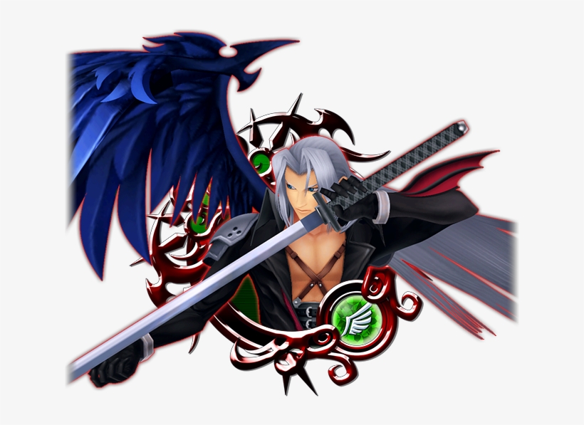 Won Vs - - Kingdom Hearts Union X Sephiroth, transparent png download