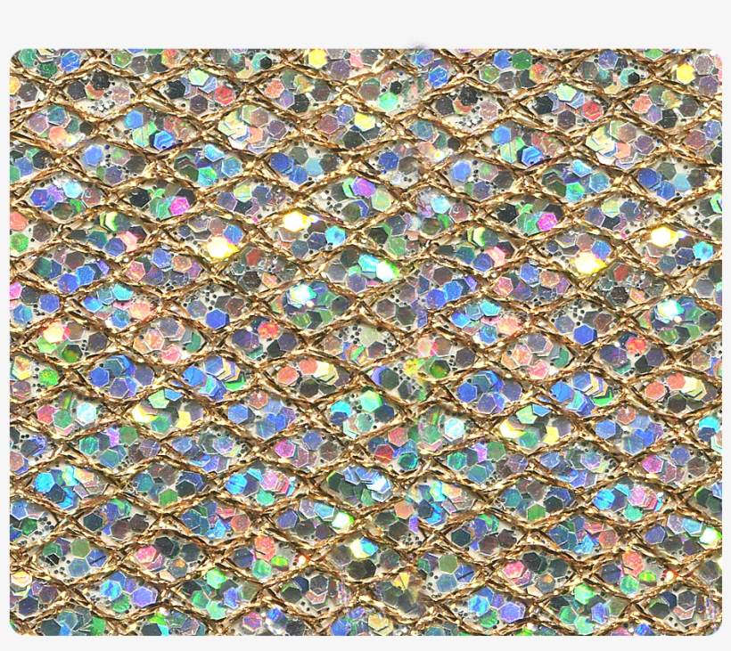 113 Gold Sparklenet Fabric Swatch - Motif, transparent png download