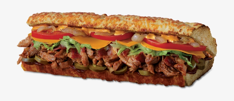 Spicy Chipotle Pulled Pork Sub Sandwich - Fast Food, transparent png download