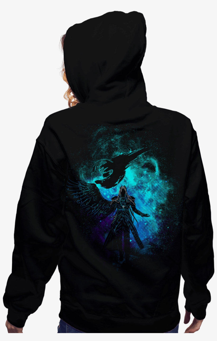 Sephiroth Art - Hoodie, transparent png download