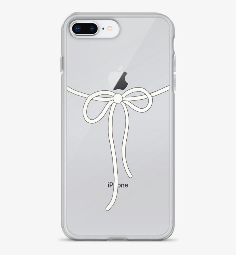 White Bow Iphone Case - Mobile Phone Case, transparent png download