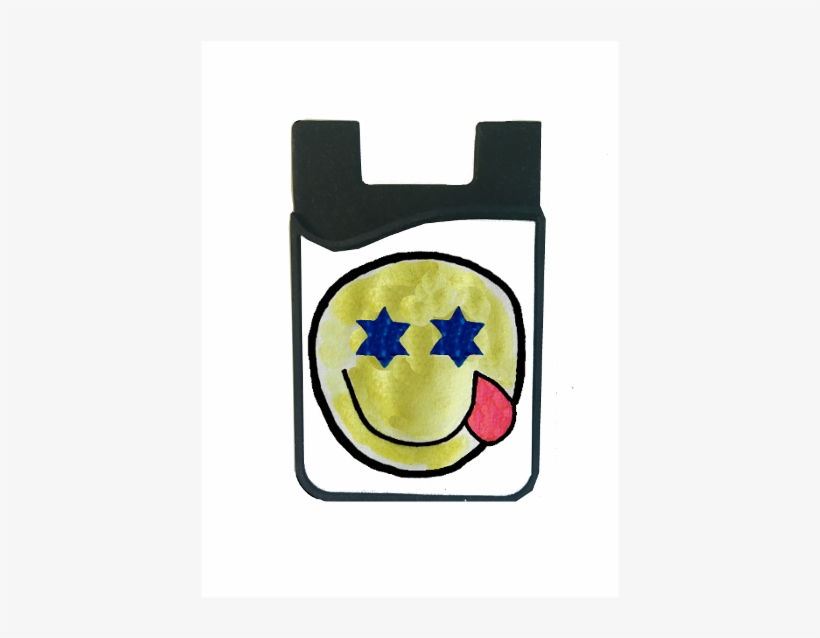 Jewish Star Emoji Card Caddy - Emblem, transparent png download