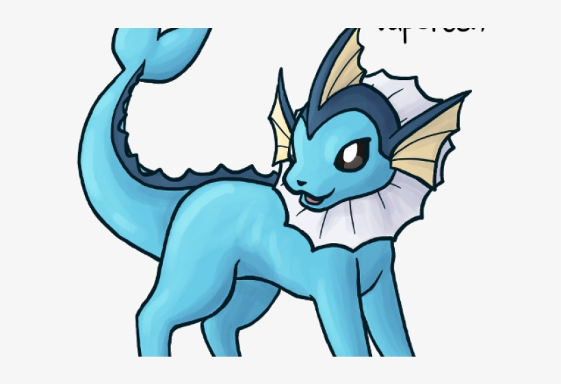 Pokemon Clipart Vaporeon - Vaporeon, transparent png download