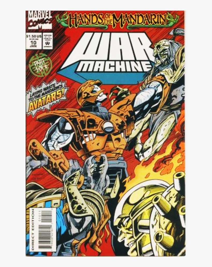 Купете Comics 1995-01 War Machine - War Machine, transparent png download