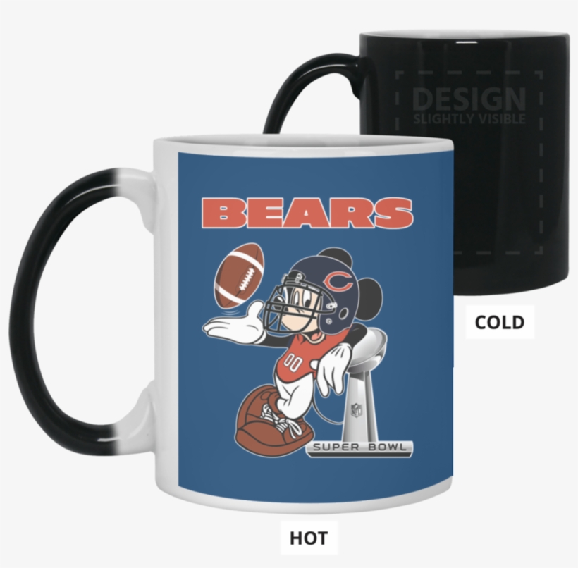 Nfl Chicago Bears Mickey Mouse Super Bowl Football - Mickey Mouse Patriots, transparent png download