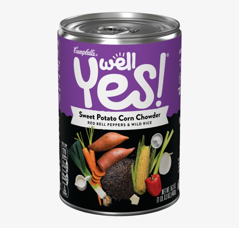 Campbell's Well Yes Sweet Potato Corn Chowder, transparent png download