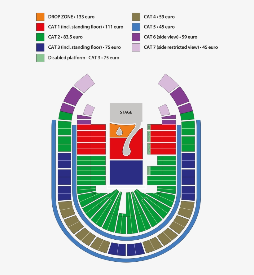 Katy Perry Zaalplan 3 - Katy Perry Stage Witness Tour, transparent png download