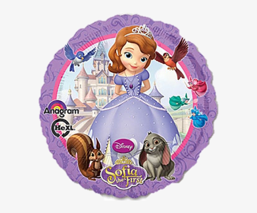 Balão Foil - Sofia The First Round, transparent png download