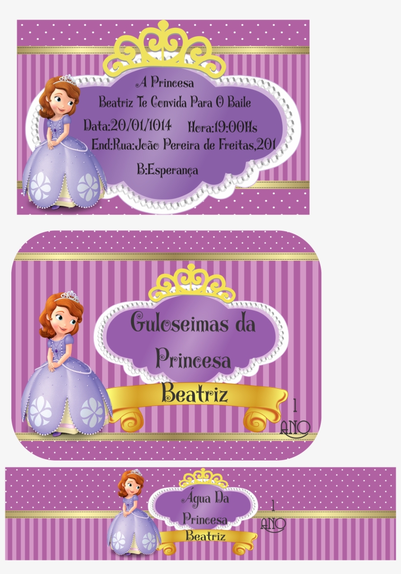 Kit Personalizado Princesa Sofia Kit Personalizado - Masha Y El Oso, transparent png download