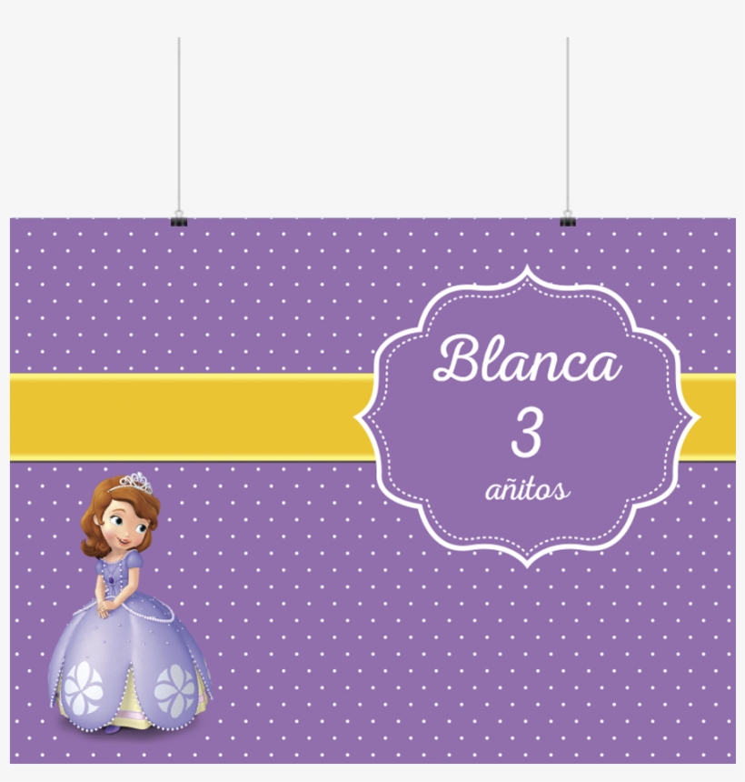 Photocall Princesa Sofia - Princesa Sofia, transparent png download