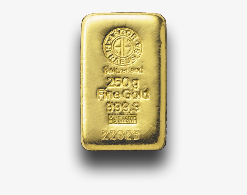 Argor Goldbar 250 G - 250 G Gold Bar, transparent png download