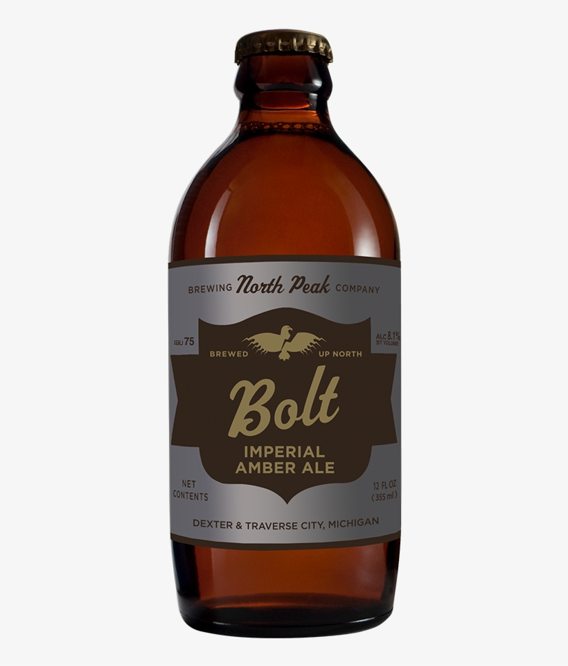Bolt Web Bottle - Glass Bottle, transparent png download