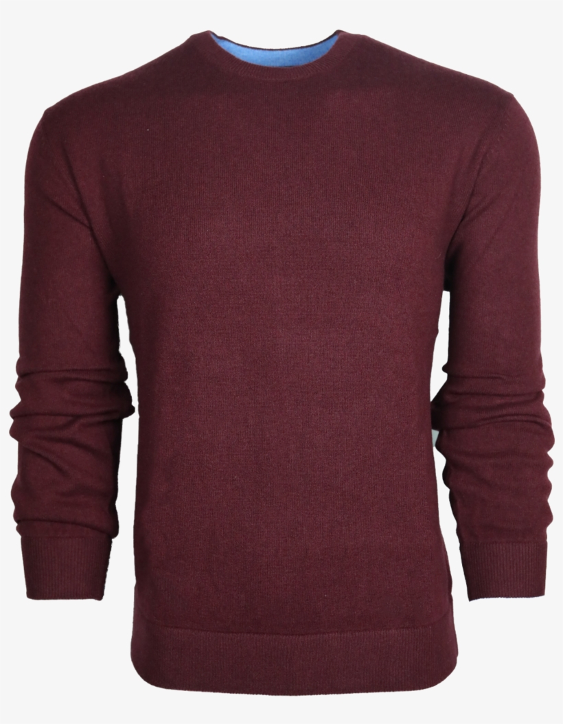 Mohawk Sweater - Bordeaux Heather - Long-sleeved T-shirt, transparent png download