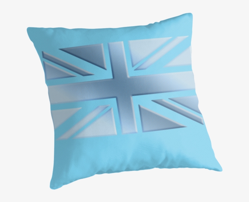 Cool, Britannia, Union Jack, Ice, British Flag, Gb, - Throw Pillow, transparent png download