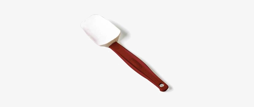 Rubbermaid Fg196600red High Heat Silicone Scraper Spoon - Rubbermaid Spatula, transparent png download
