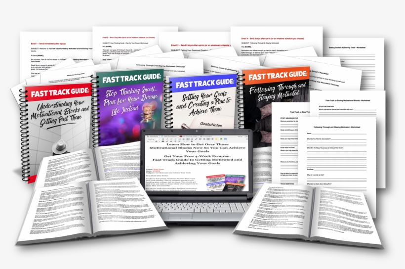 Get Motivated And Achieving Your Goals - Flyer, transparent png download