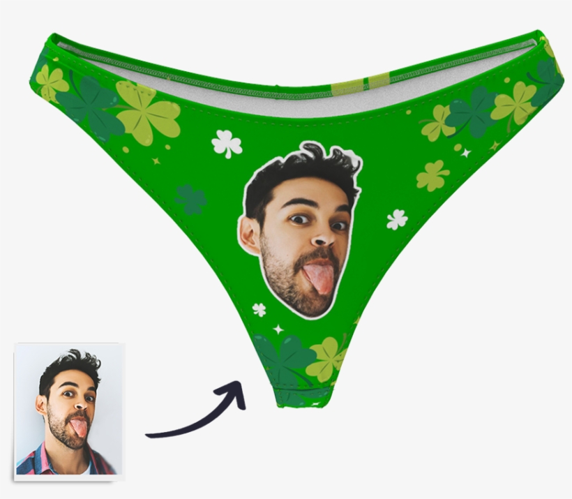 Women's Custom Face Thong - Thong, transparent png download