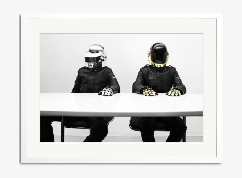 Daft Punk Photographed In Paris, Sept - Picture Frame, transparent png download