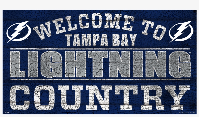 Tampa Bay Lightning Wincraft Country Wood Sign - Label, transparent png download