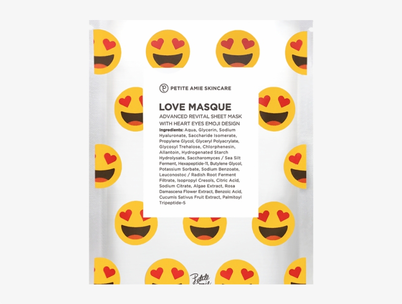 Emoji Love Masque - Mask, transparent png download