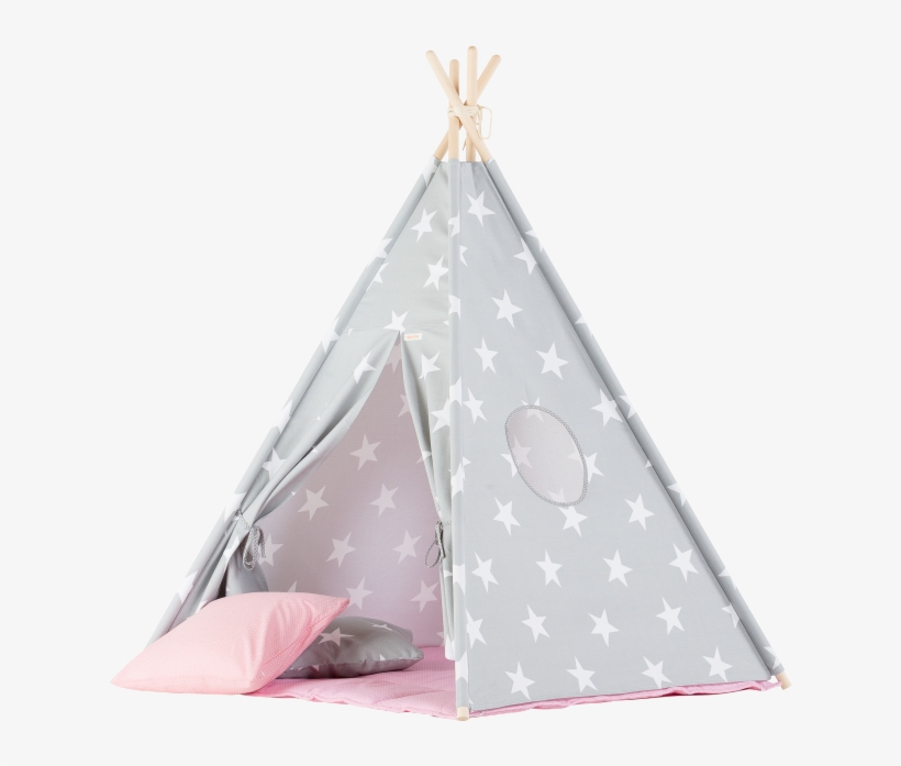 Tipi Zelt Grau Mit Sterne, transparent png download