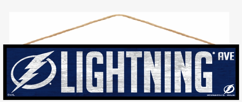 Tampa Bay Lightning Wincraft Wood Street Sign - Signage, transparent png download