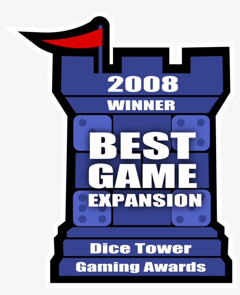 2008 Best Game Expansion - Dice Tower Logo, transparent png download